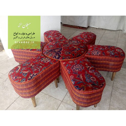 مبل سنتی فرشی 6 نفره