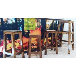 چهارپایه چوبی سنتی
