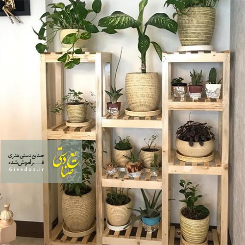استند گل طبقاتی گلدان