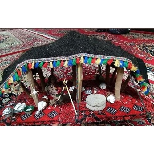 ماکت سیاه‌چادر عشایری