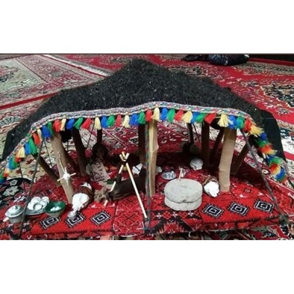 ماکت سیاه‌چادر عشایری