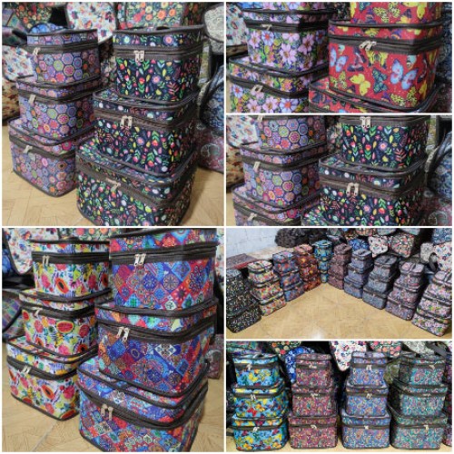 بقچه لباس زیپ دار مکعبی 3 عددی