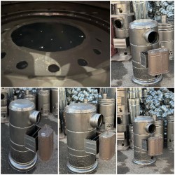 بخاری نفتی گازوییلی چدنی سایز بزرگ