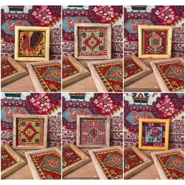 تابلو گلیم ورنی دستباف