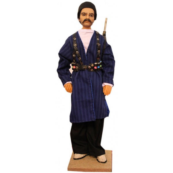 عروسک مرد شکارچی ایرانی