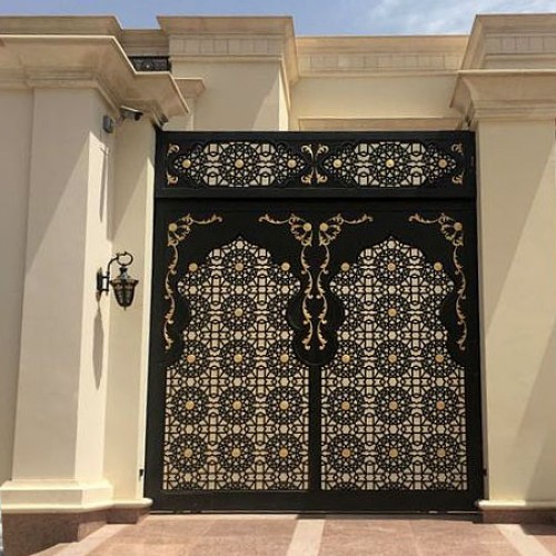 درب فلزی سنتی پارکینگ