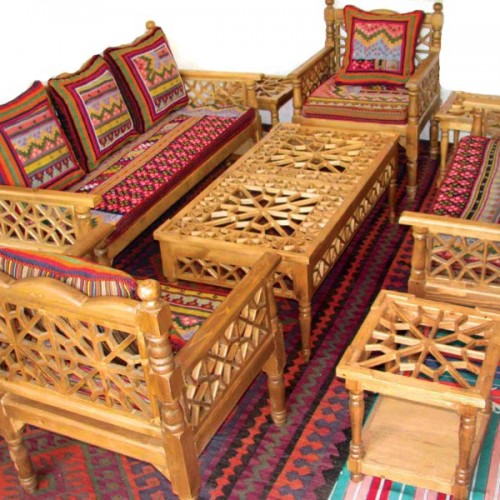 مبل سنتی گره چینی 7 نفره m44