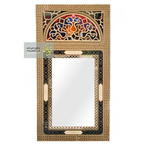 آینه سنتی دست ساز چوبی