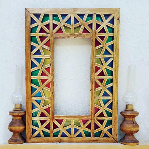 قاب عکس سنتی چوبی
