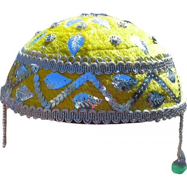 کلاه سنتی زرد