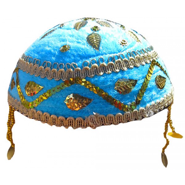 کلاه سنتی آبی