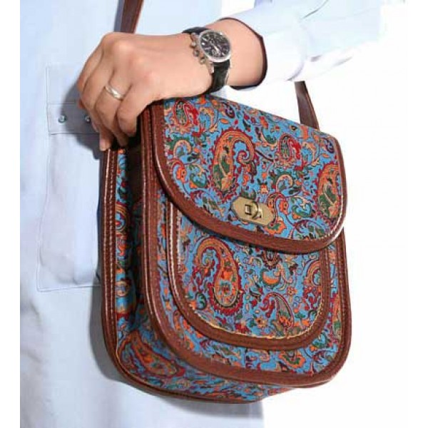 کیف ترمه و چرم روشنک
